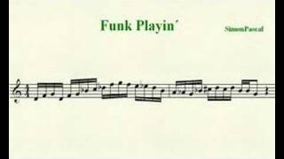 Saxophone lesson - How to play funk in F chords