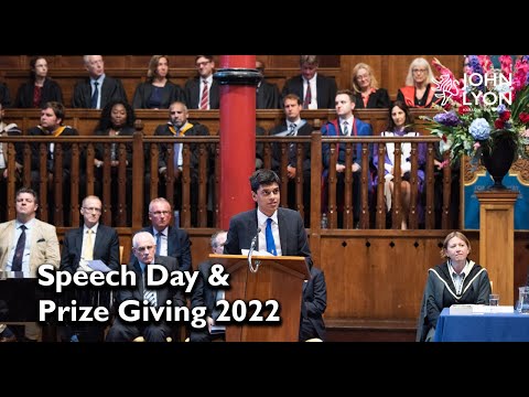 John Lyon Speech Day 2022