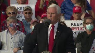 VIDEO: Vice-president Pence holds rally in Georgia Friday