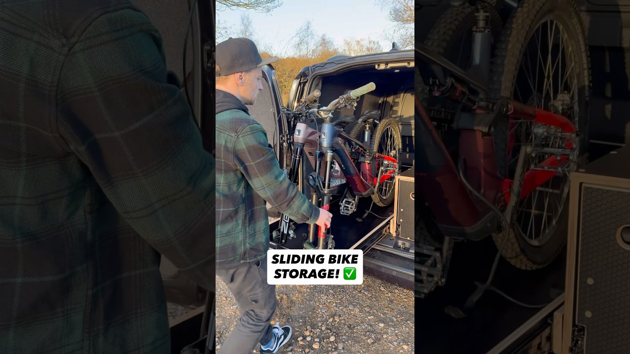 Мини-фургон мечты для горного велосипеда, сделанный своими руками! ❤️‍🔥 
