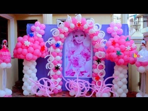 1st Birthday Party Decorations For Baby Girl Youtube