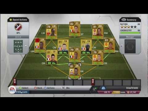 FIFA 13 Ultimate Team Trading Tip - How To Make Coins By Creating Squads