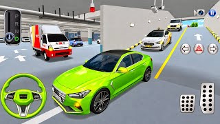 New Green G63 Speed Car Meets Underground Traffic 💚🚗 | Police Van Parking Chaos 😱 | 3D Driving Class screenshot 5