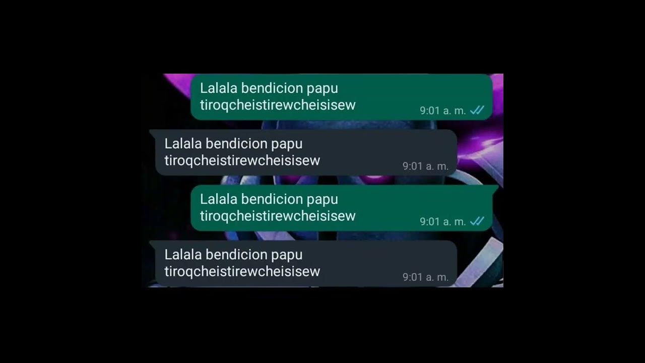 Lalala bendicion papu tiroqcheistirewcheisisew Lalala bendicion papu tiroqcheistirewcheisisew