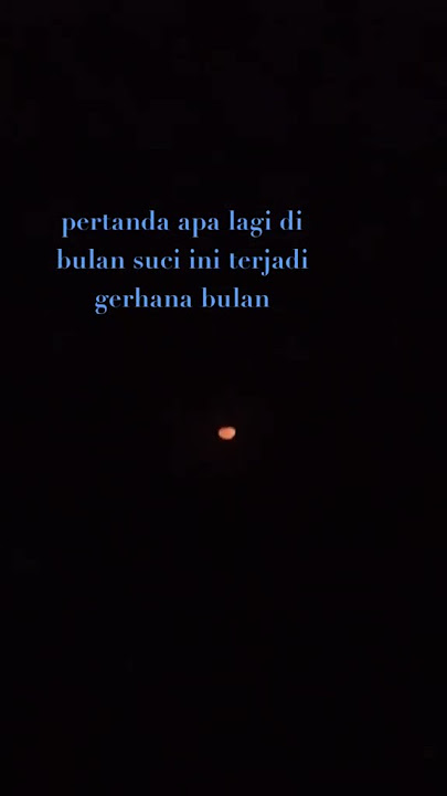 bulan gerhana