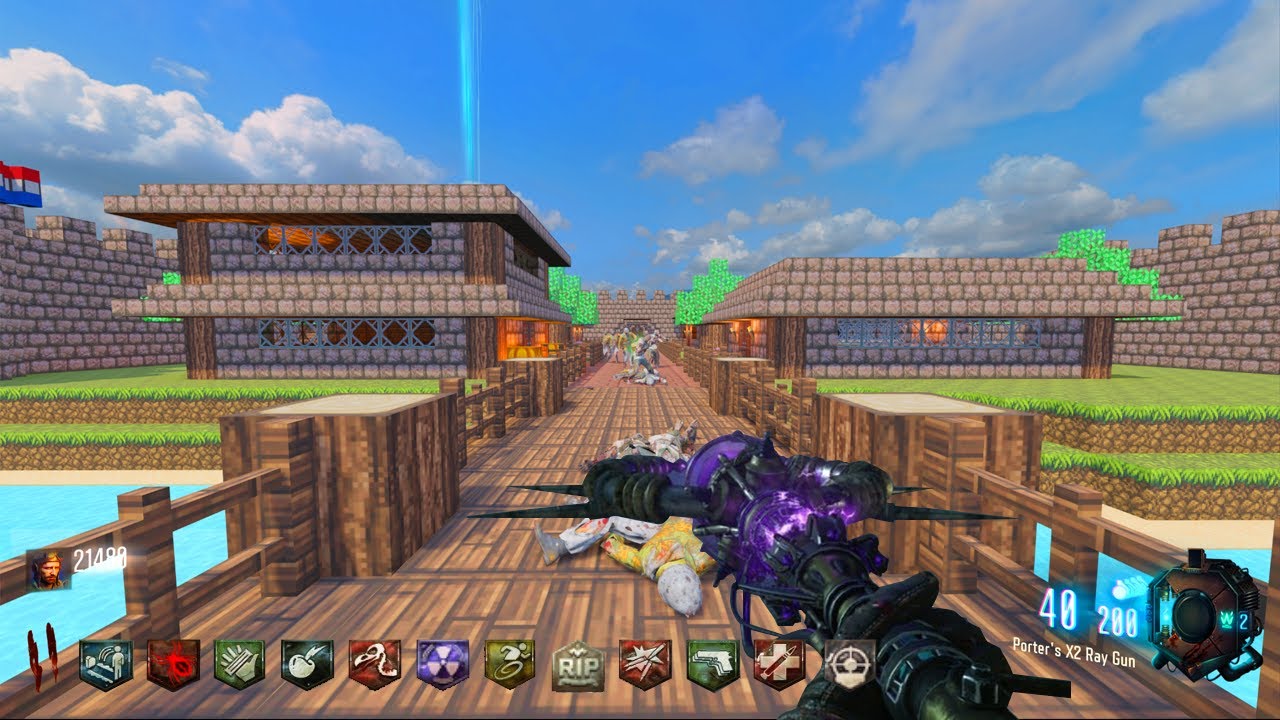 dlc 5 bo3 prix MINECRAFT EASTER EGG MOD w/ STAFFS!!! - BLACK OPS 3 CUSTOM ZOMBIE GAMEPLAY!