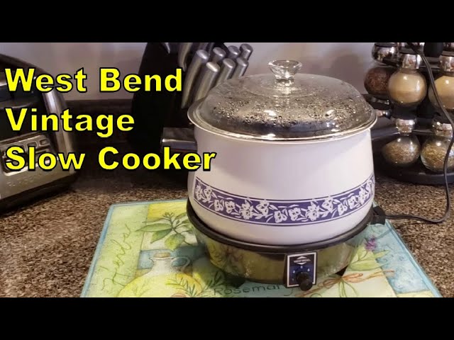 Vintage West Bend Multi-Purpose 6 Qt Slow Cooker Crockpot TESTED