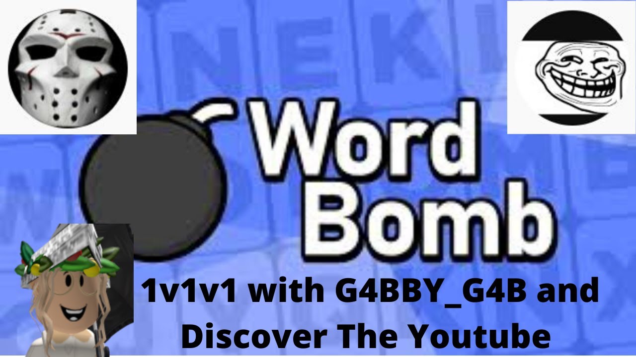 Word Bomb Me vs 2 Pros YouTube