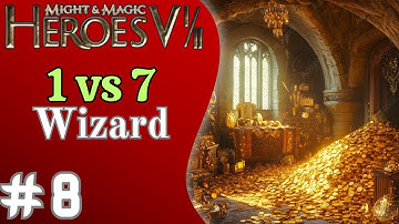 Heroes 5.5 : Academy - 1 vs 7 Impossible AI - Golden Treasures Await! - Part 8