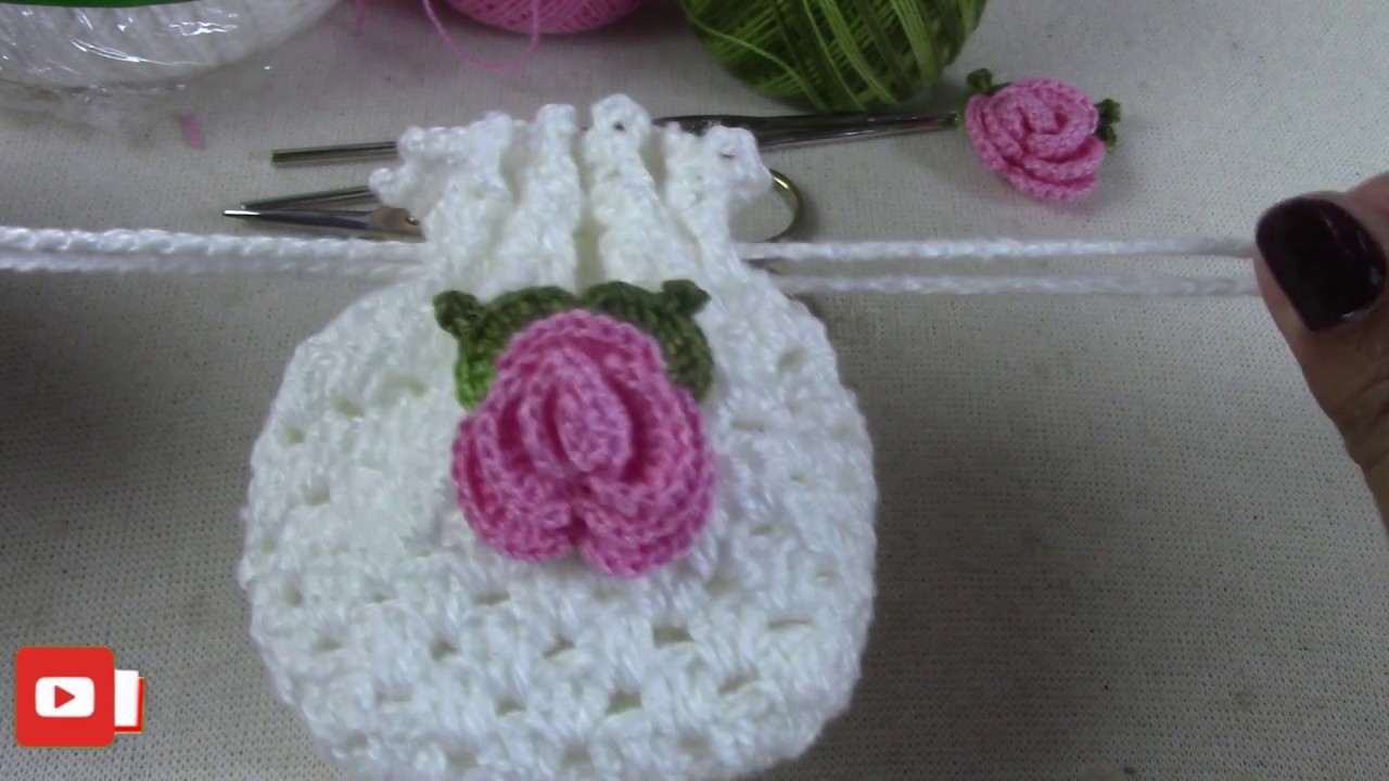 Porta Moedas de Crochê