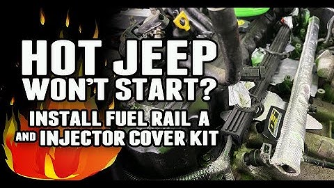 Design Engineering 010378 Fuel Rail and Injector Cover Kit for Jeep install