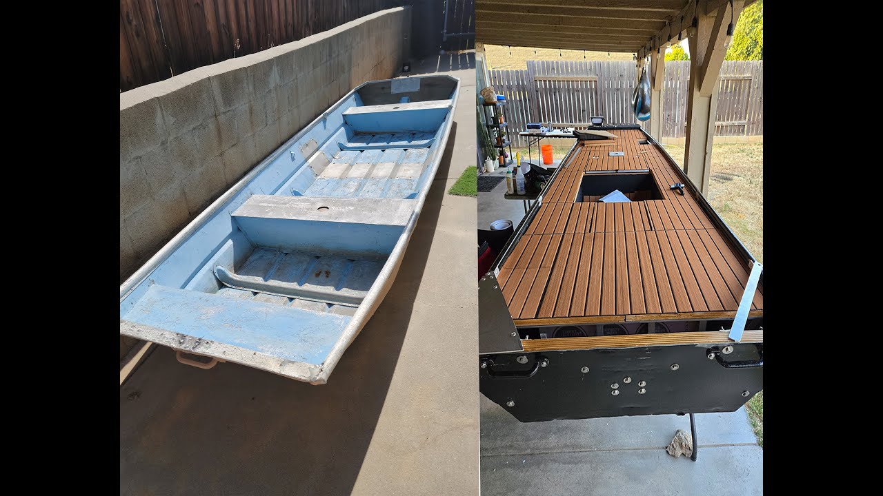John boat to bass boat #tinyboat #tinyboatnation #bassfishing #perrislake
