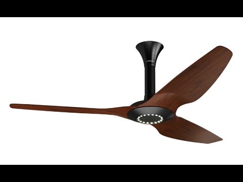 Haiku Cocoa Bamboo 60 Ceiling Fan W Led Unboxing Youtube