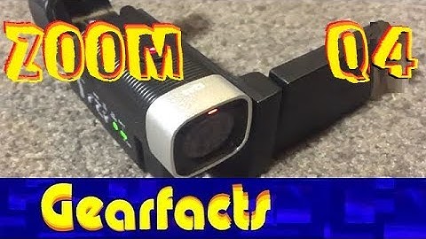 Zoom Q4 camcorder sound check, video check, general demo