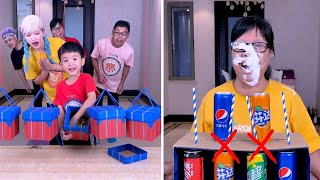 The Compilation Of Popular Challenges On Tik Tok, Have A Try #Funnyfamily #Partygamers #Familygamers