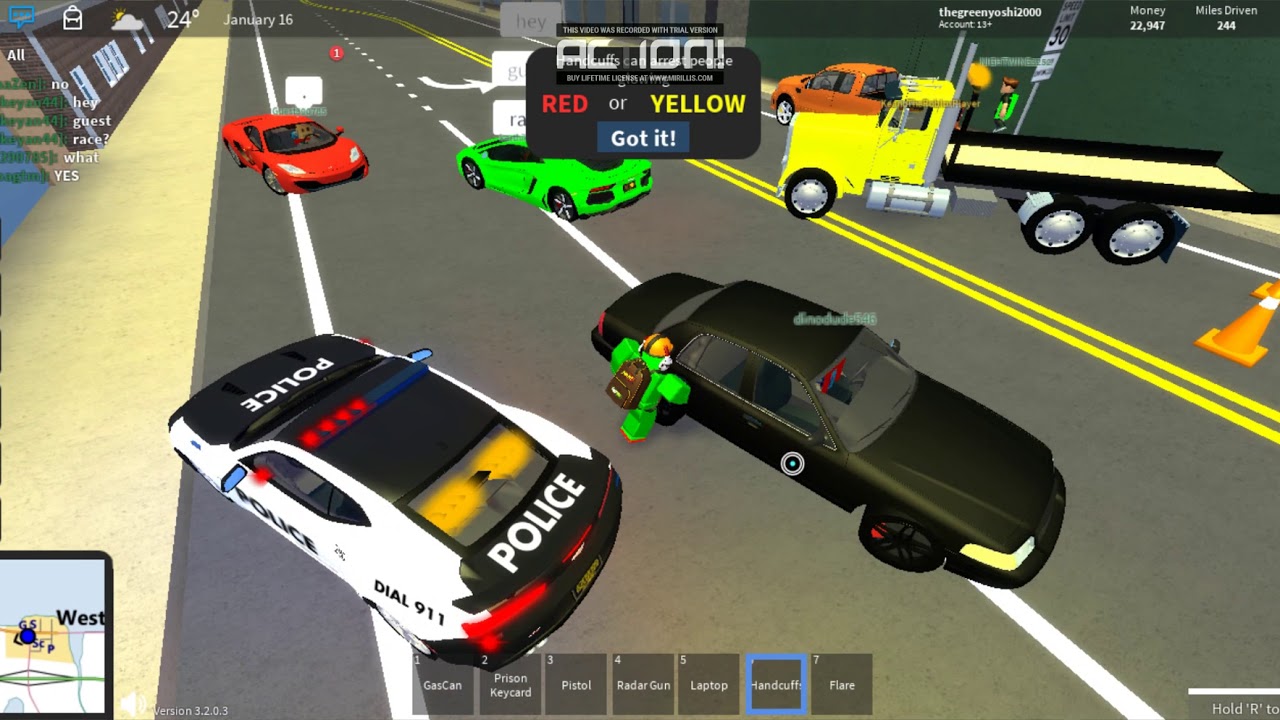 ultimate driving roblox police