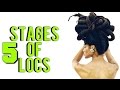 THE 5 STAGES OF LOCS | The Process // Patty Phattty