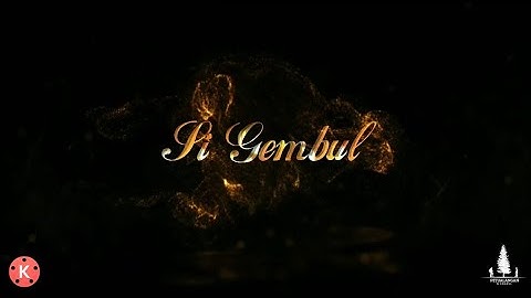 Intro YouTube Berkelas Efek Partikel Gold dengan Font Coca-Cola - Kinemaster | Si Gembul