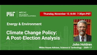 Climate Change Policy: A Post-Election Analysis
