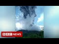 Thousands flee after indonesian volcano erupts  bbc news