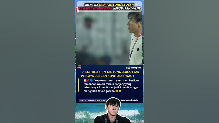 EKSPRESI SHIN TAE YONG SEOLAH TAK PERCAYA DENGAN KEPUTUSAN WASIT #timnasindonesia #football #shorts