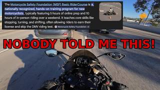 Things I Wish I Knew Before Taking the MSF Course (Beginner Rider) 🏍️⚠️