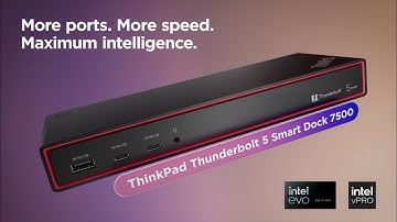 Introducing the Lenovo ThinkPad Thunderbolt 5 Smart Dock 7500