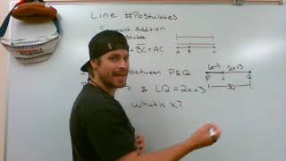 Line Segment Addition Postulate (Geometry Math)