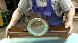 видео: Часы каминные URGOS.Реставрация корпуса. картинка: Часы каминные URGOS.Реставрация корпуса.
