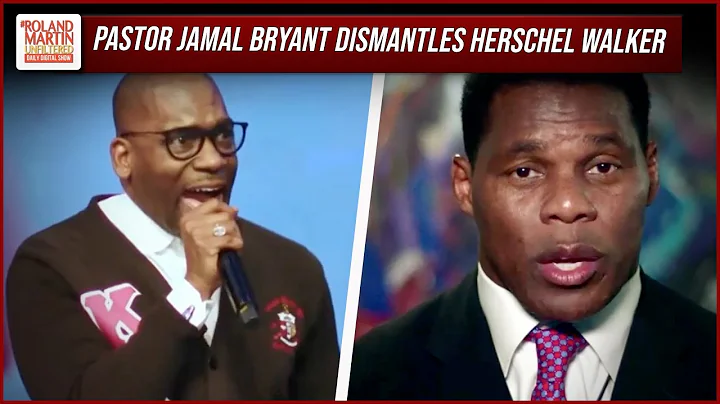 Pastor Jamal Bryant Scorches Herschel Walker In Fiery Sunday Sermon: 'We Don't Need A Walker'