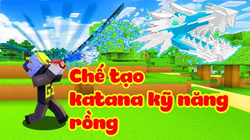ONE VÀ NOOB YETI CHẾ TẠO THÀNH CÔNG THANH KIẾM KATANA CÓ TUYỆT CHIÊU TRIỆU HỒI RỒNG TRONG MINECRAFT