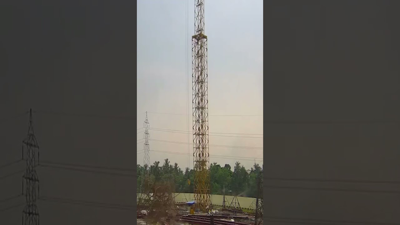 Single Circuit Angle Tower destruction test on 220 kV