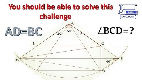 Problem from the hardest test - Find the Angle || The seemingly impossible triangle problem ||