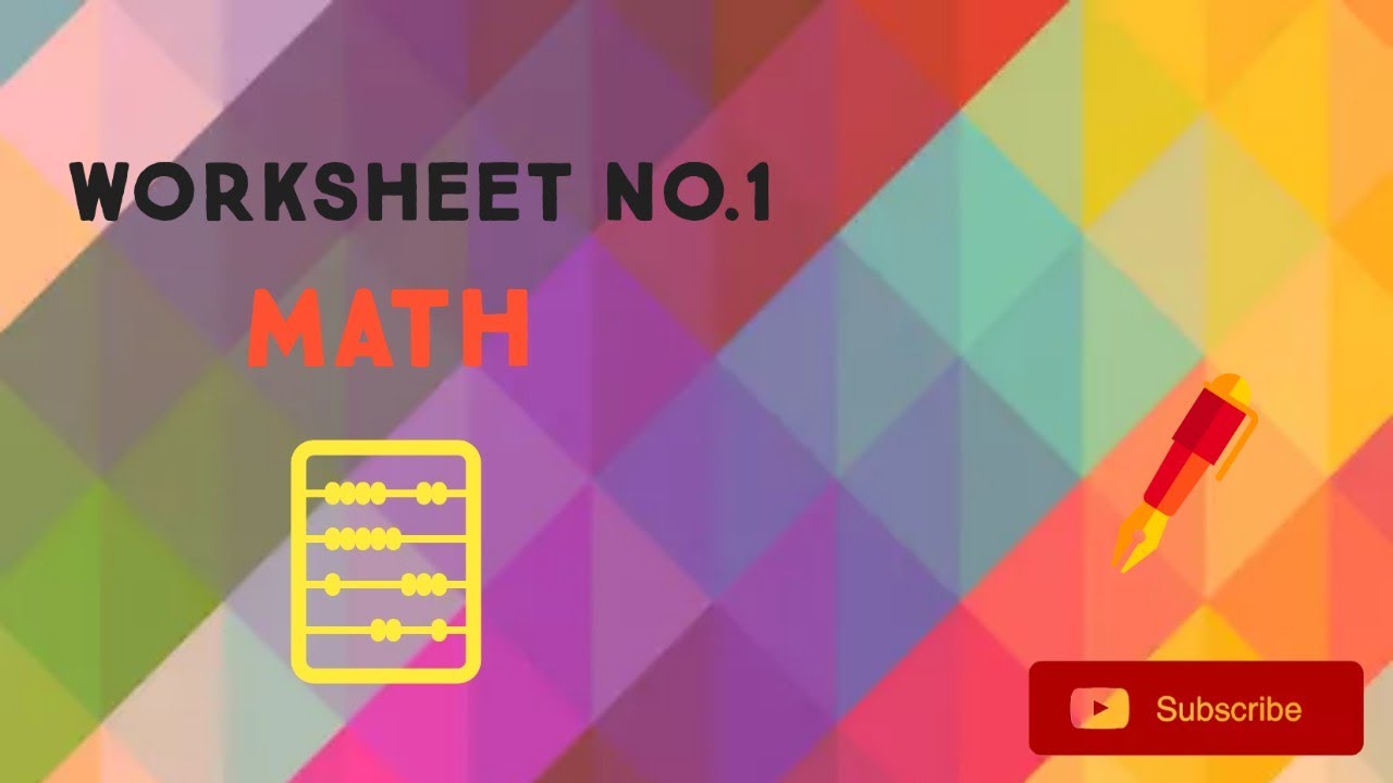worksheet on math for ukg onker karzptr prak prathmik