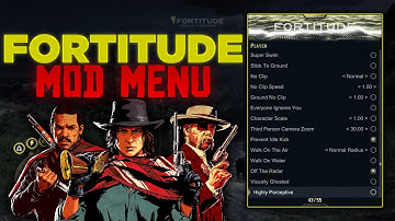 *UPDATE* Fortitude Mod Menu Showcase: Enhancing Your RDR2 Gameplay