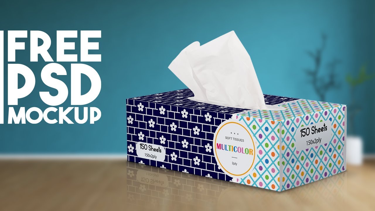 Download Tissue Box Mockup | Free PSD Mockup | Adobe Photoshop CC - YouTube
