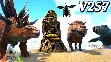 GIANT BEE, KENTROSAURUS, DAEODON & LIOPLEURODON TAME + USAGE! Patch 257 Update Ark Survival Evolved