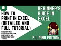 How to Print in Excel (Paano mag-print sa Excel) Full and Detailed Tutorial/Guide