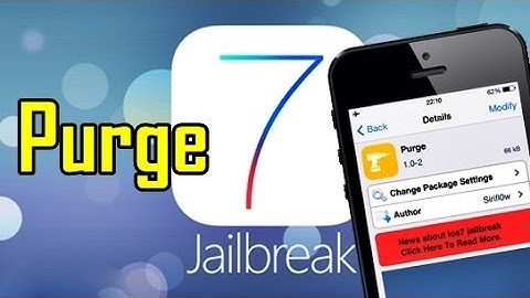 Purge - iOS 7 Jailbreak Cydia Tweak