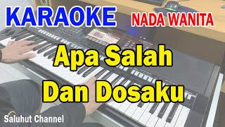 APA SALAH DAN DOSAKU ll KARAOKE NOSTALGIA ll D' LLOYD ll NADA WANITA AS=DO