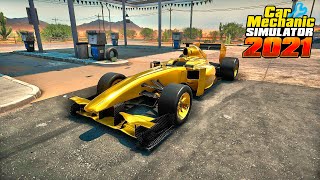 3 star golden F1 car - Car Mechanic Simulator 2021