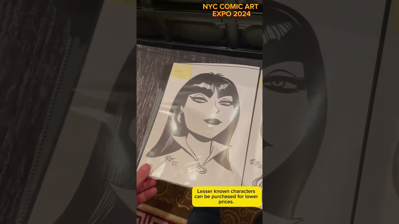 NYC COMIC EXPO 2024: Bruce Timm Art at the Albert Moy Booth #brucetimm #batman #art #artwork #comics