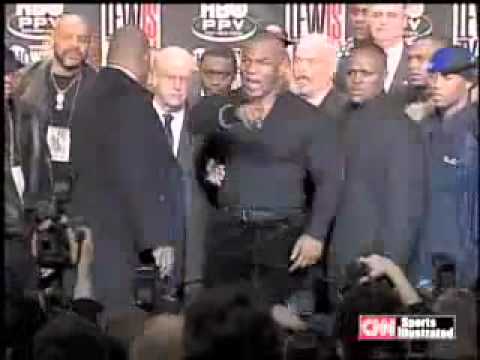 Mike Tyson Flips out at Tyson-Lewis Press Conference Jan 22, - YouTube