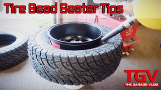 Mounting Off Road Truck Jeep Tires With A Bead Seater