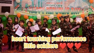 heart touching performance by little soldiers...made my day ❤❤ wonderful ✨😍 kids