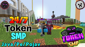 Join Best Free Public TOKEN SMP Server For Minecraft 🍄 | Java/Mcpe | 24/7 Online | Anyone Can Play 🌲