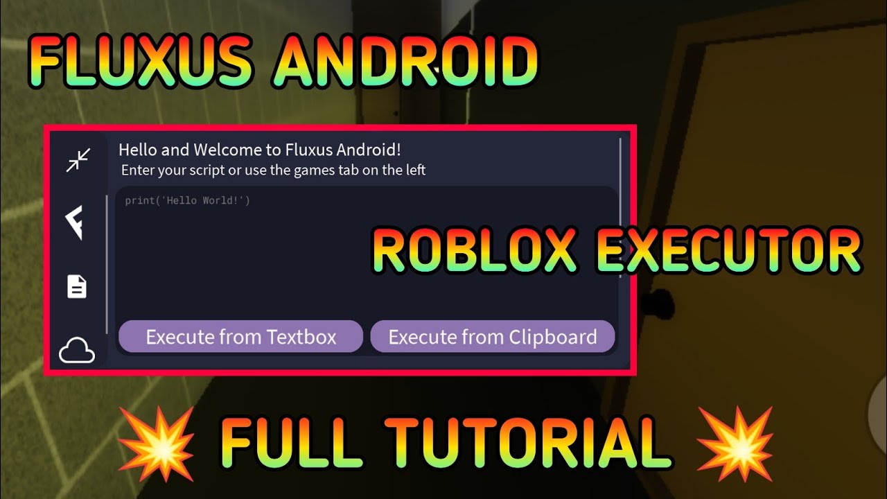 Fluxus Android - (Mobile Roblox Exploit)
