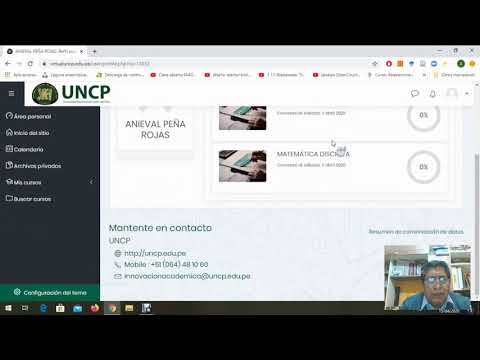 Moodle Institucional UNCP 01- Perfil