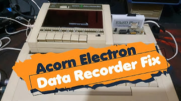 Acorn Electron Data Recorder (ALF03) Fix