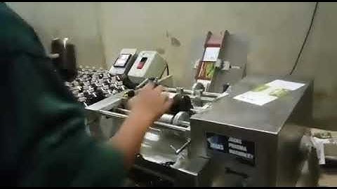 semi auto wet glue labeling with auto sensor with auto counting system